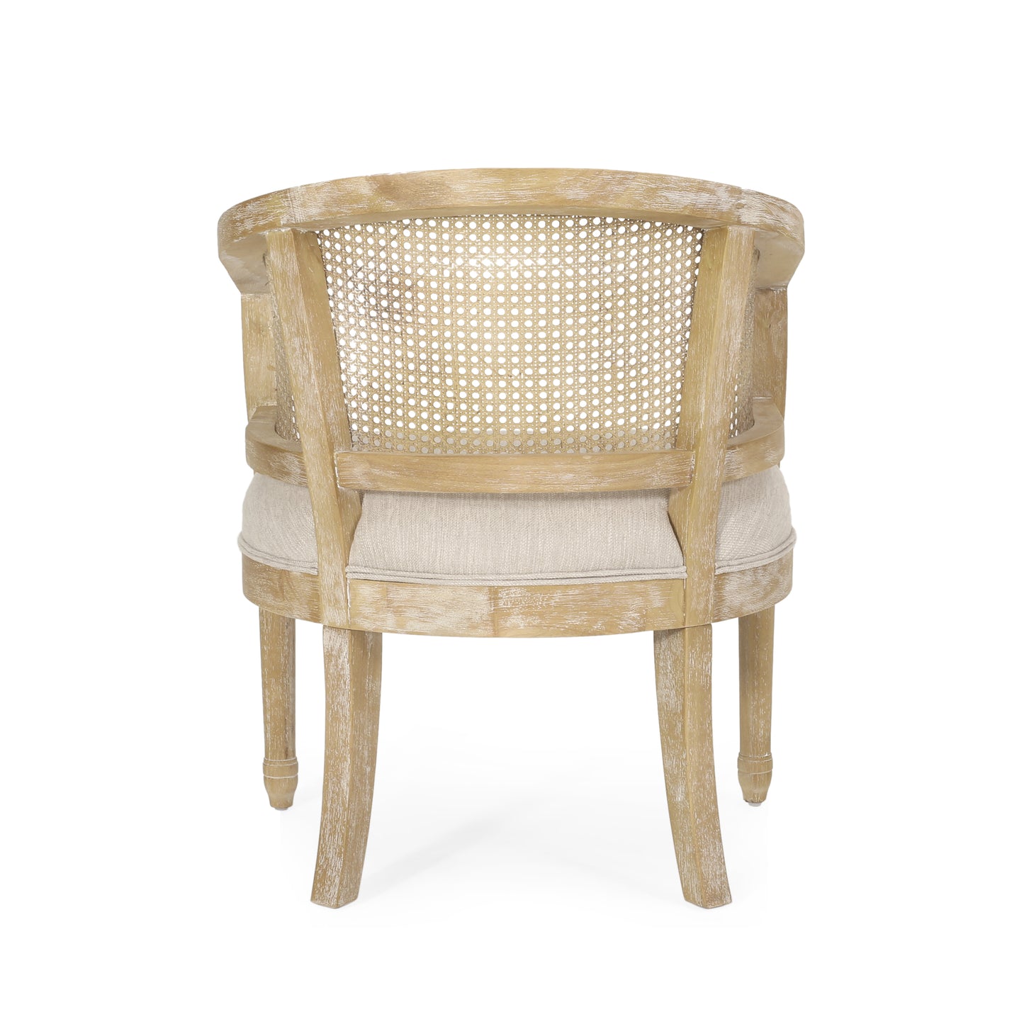 Winifred French Country Cane Back Accent Chair – Natural