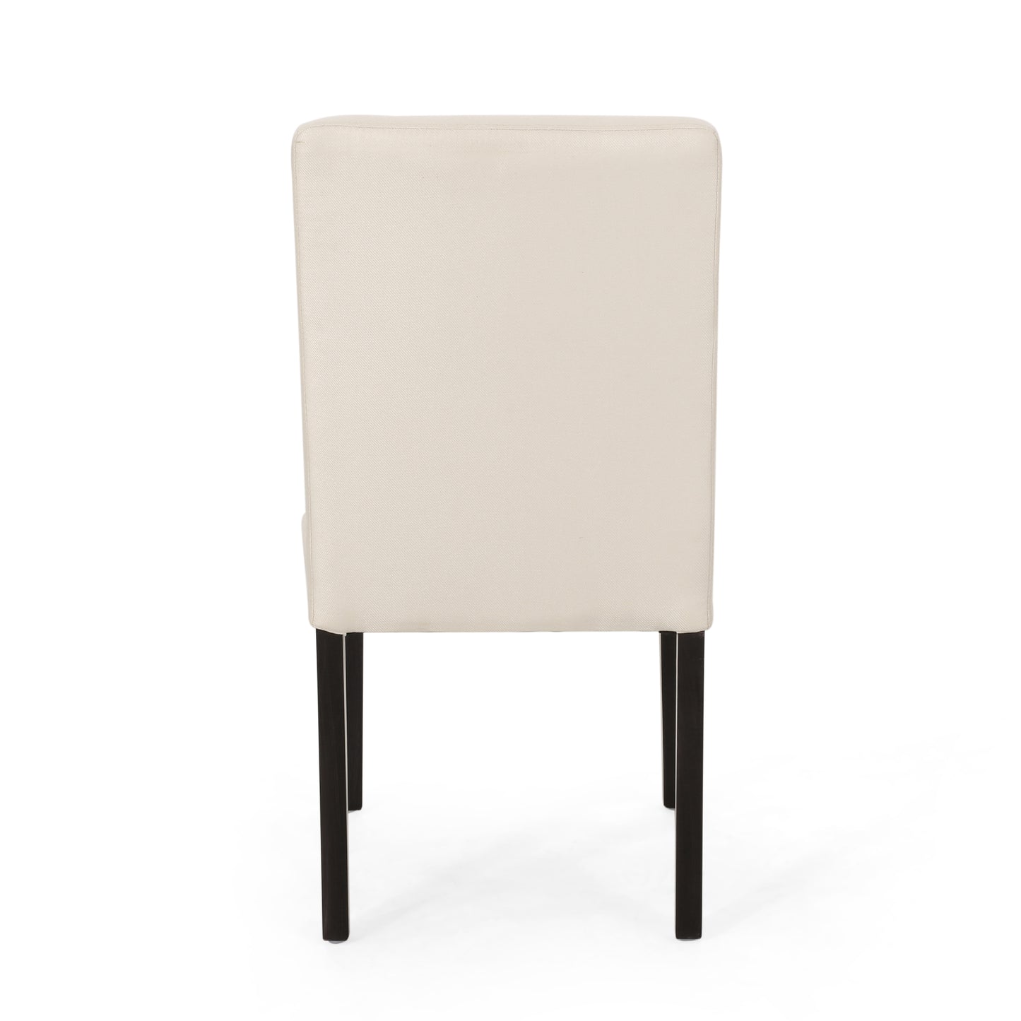 Bishop Transitional Upholstered Side Chairs (Set of 2) Beige