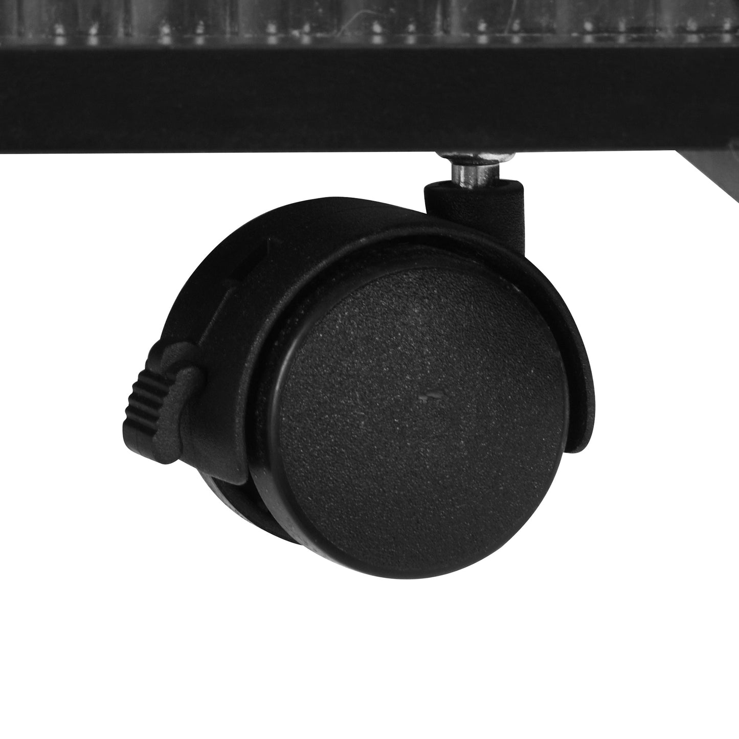 Alondra Contemporary Mobile Side Table, Black