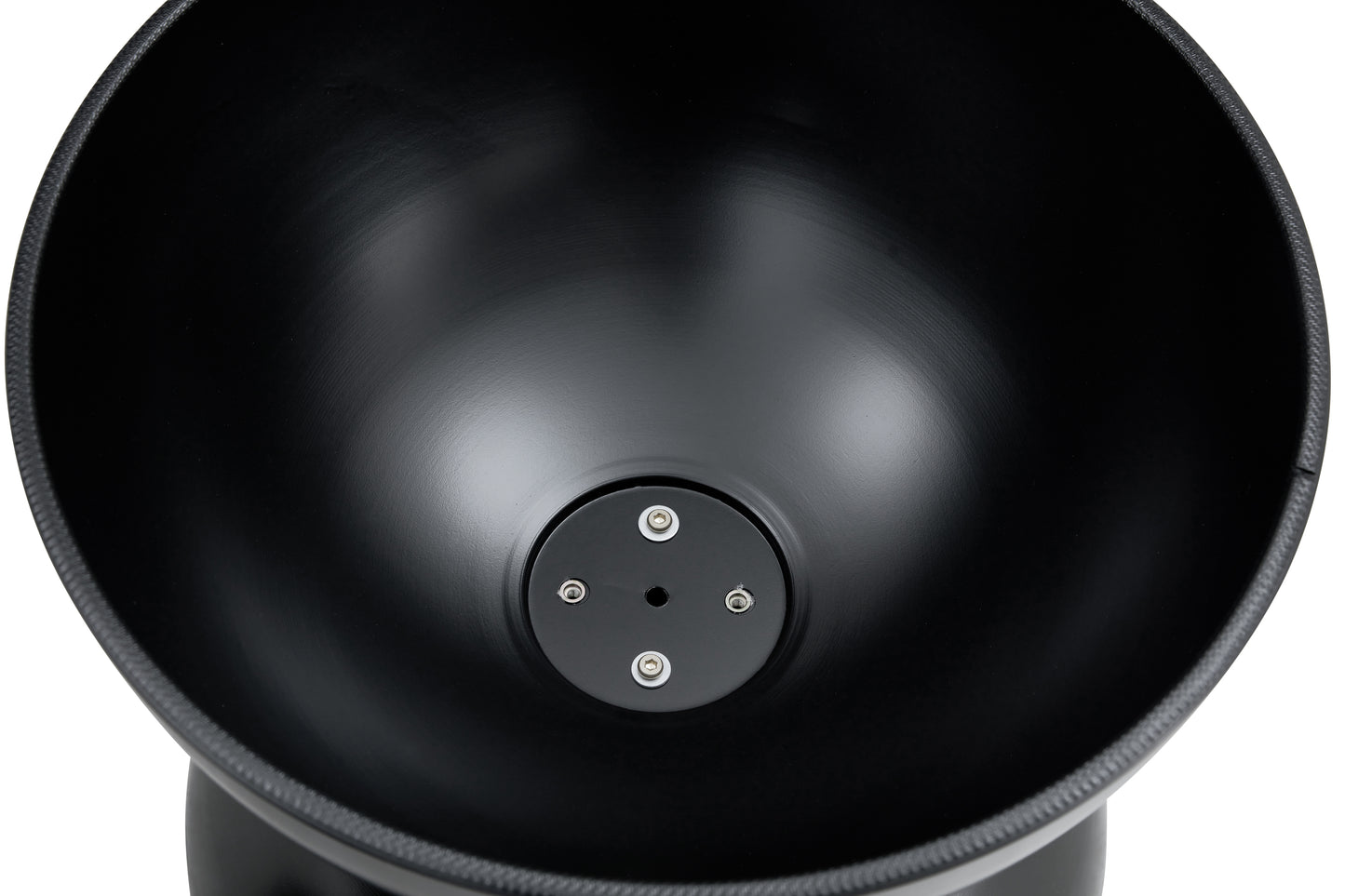 Judson Modern Round Coffee Table with Removable Top, Black