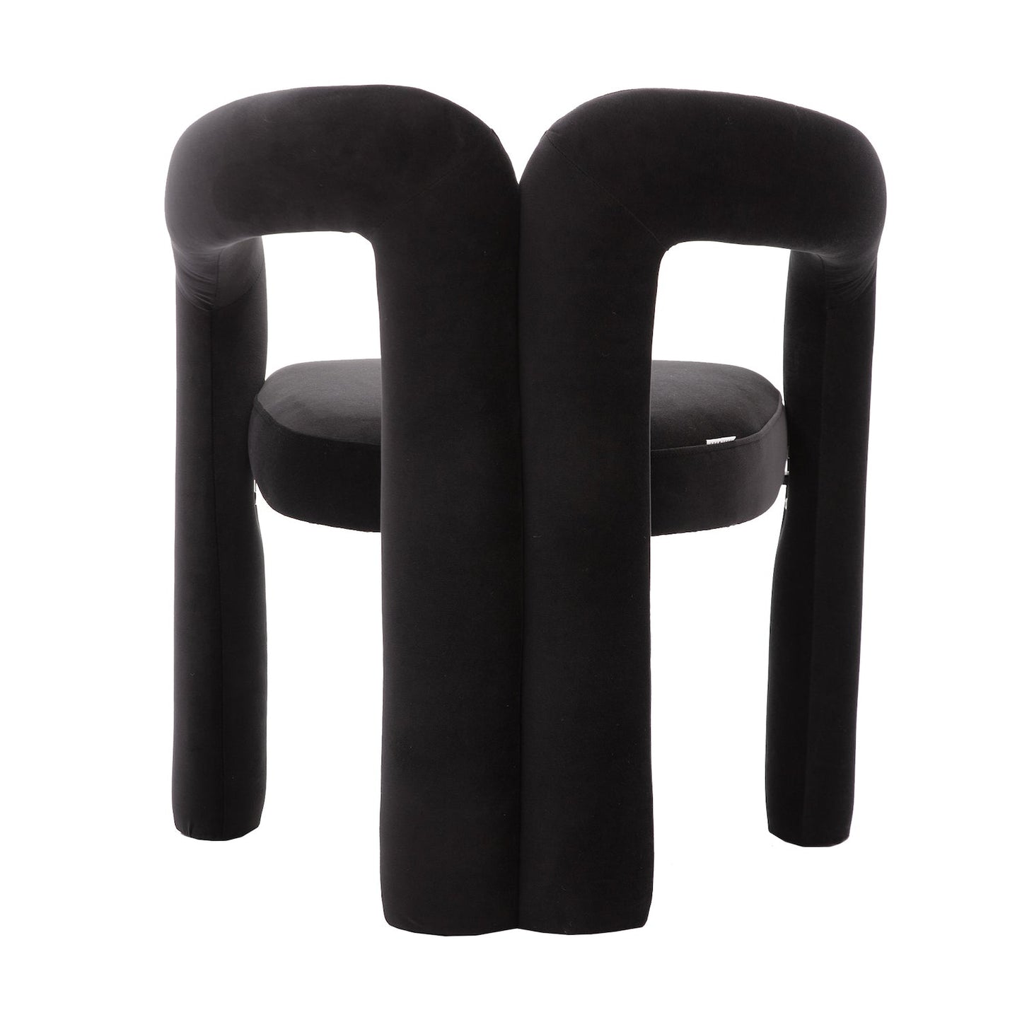 Coolmore Modern Velvet Dining Chair Set of 2 - Black