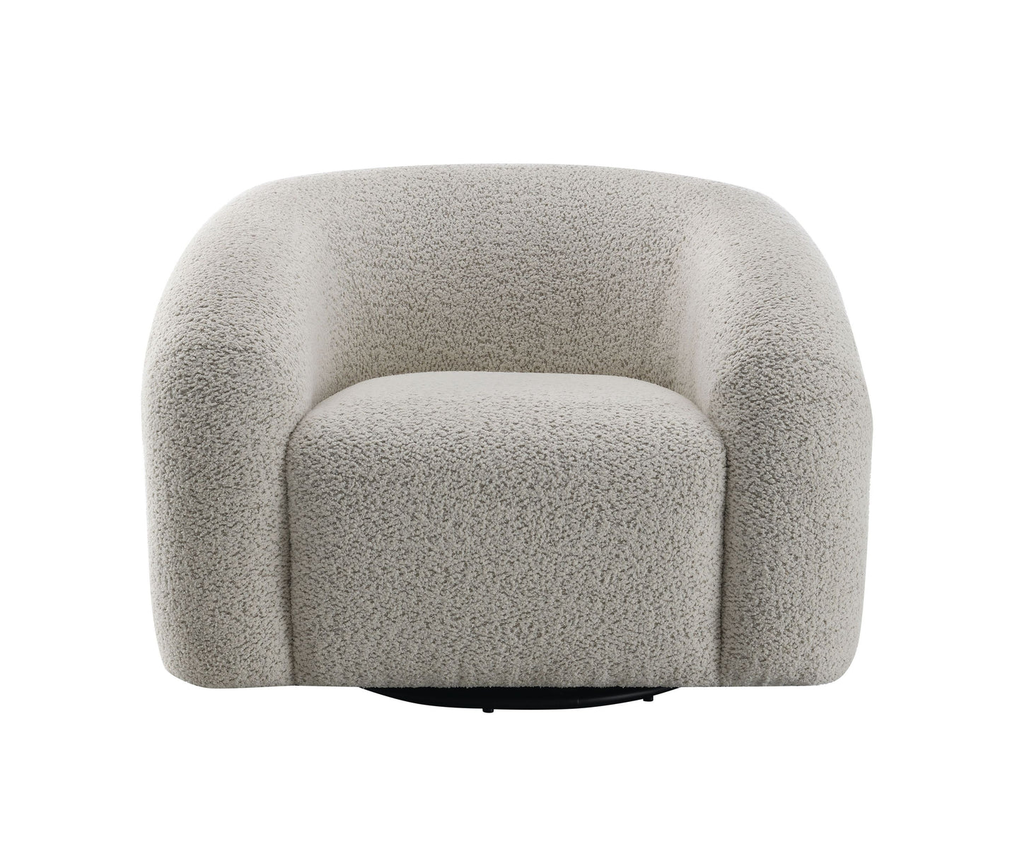 Irma Gray Boucle Chair W/Swivel
