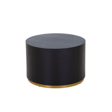 Justone Modern 3-Piece Accent Table Set - Black & Gold