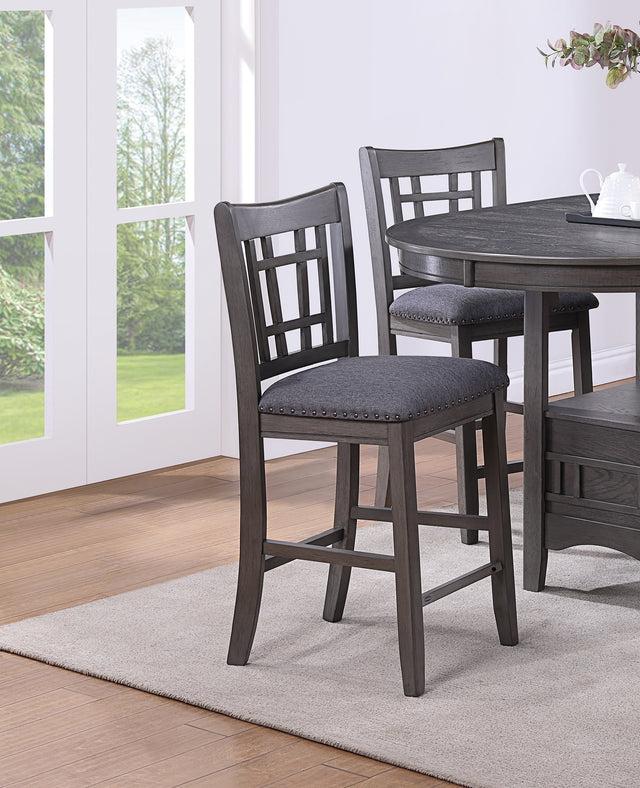 Belton Counter Height Chair (Set of 2) Gray
