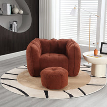 Tarian Soft Bean Bag Chair & Ottoman with High Resilient Foam