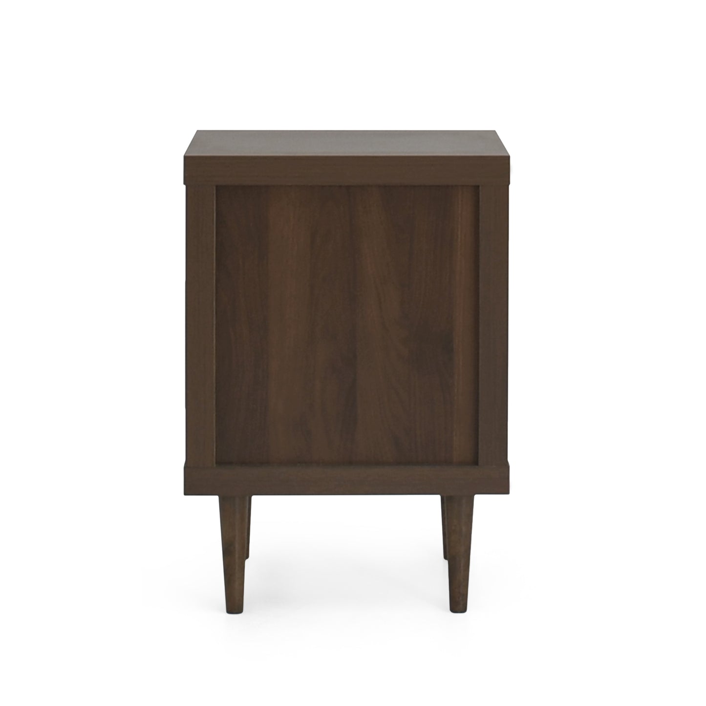 Priscilla Mid-Century Modern 1-Drawer Nightstand - Walnut