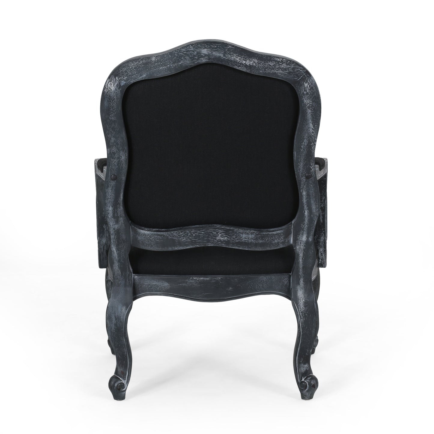 Larkin Traditional Dining Arm Chairs (Set of 2) Black