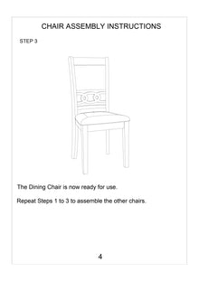 Anderson Transitional Dining Side Chairs in Gray with Linen Seat (Set of 2)
