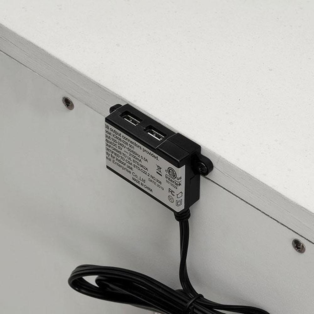 Morgan Traditional 2-Drawer White Nightstand with Silver Pulls