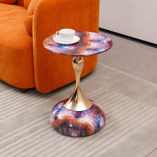 Ashlynn Modern Mermaid Tail Accent Side Table