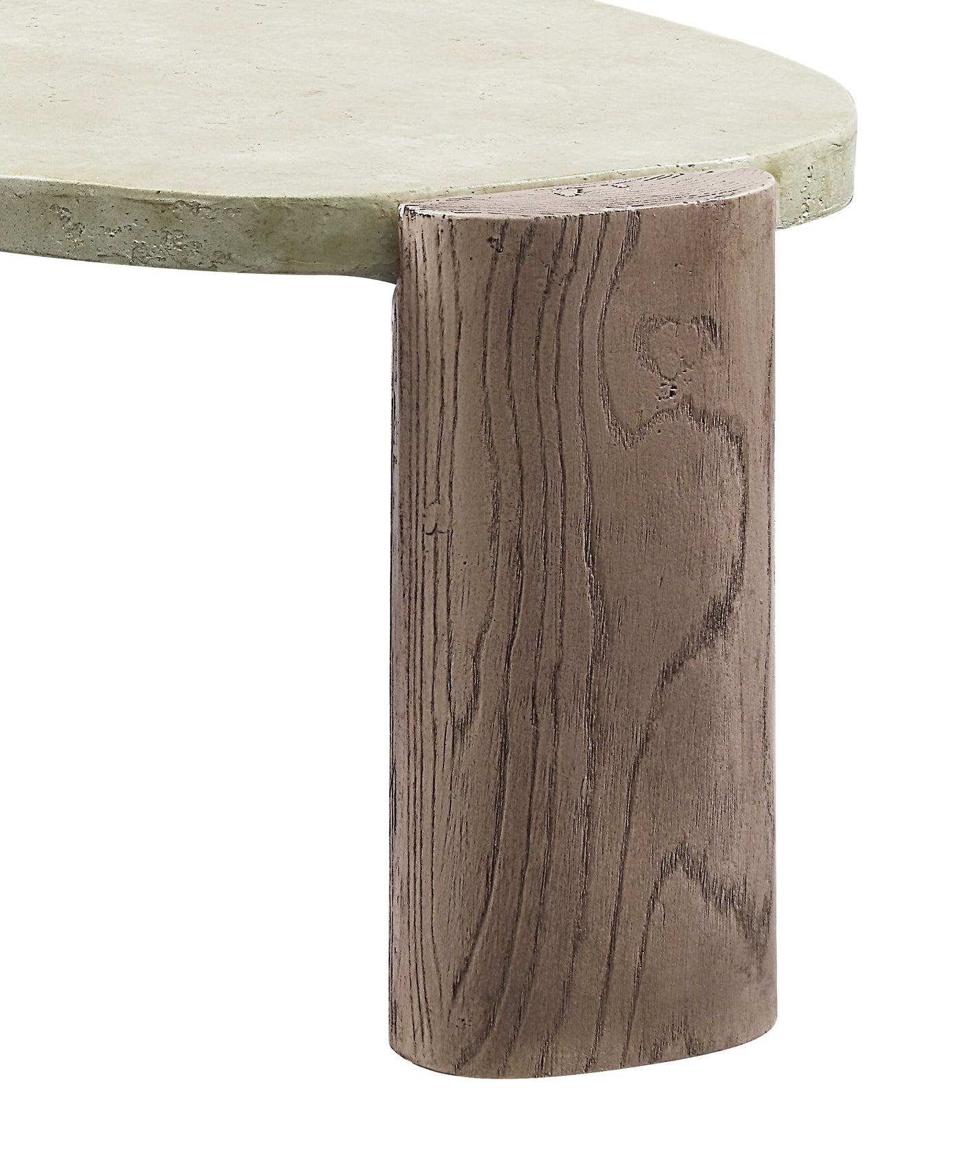 Dayana Off White & Oak Finished Leg Coffee Table