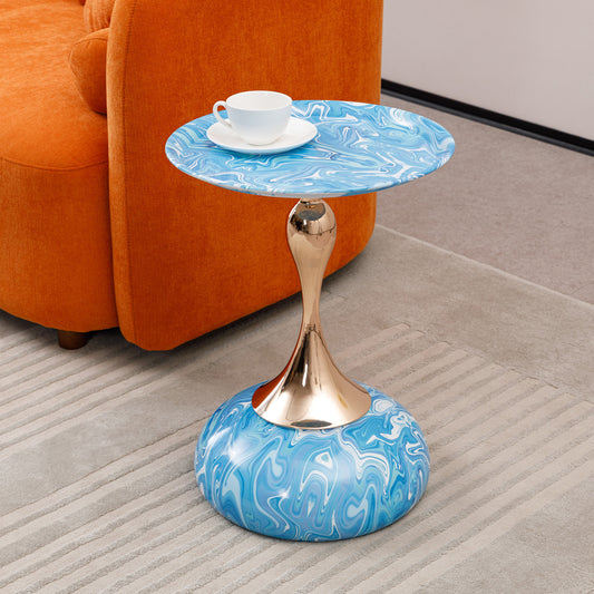 Ashlynn Modern Mermaid Tail Accent Side Table