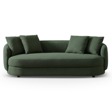 Dylan French Modern Boucle Upholstered Sofa, Green