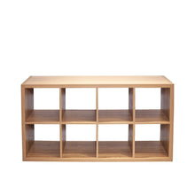 Zenith 8-Cube Bookshelf & Organizer - Walnut