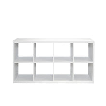 Zenith 8-Cube Bookshelf & Organizer - White