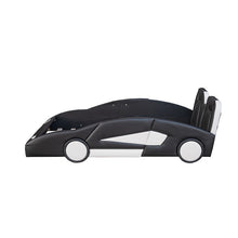 Wes Twice Size Race Car Bed - Black