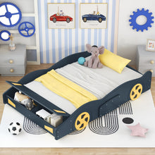 Speedway Full Race Car Bed - Blue