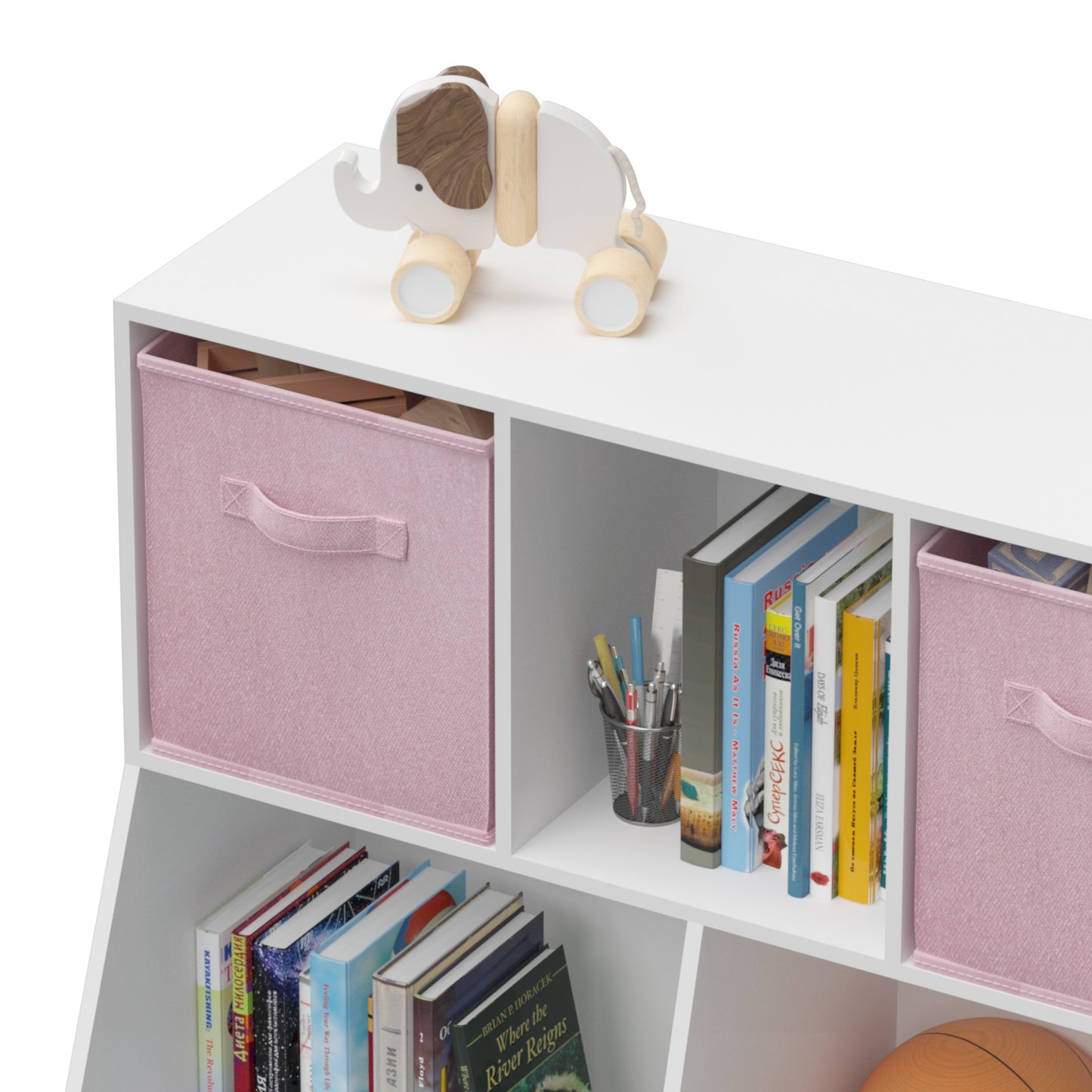 Moonriver Youth Bookcase with Collapsible Drawers