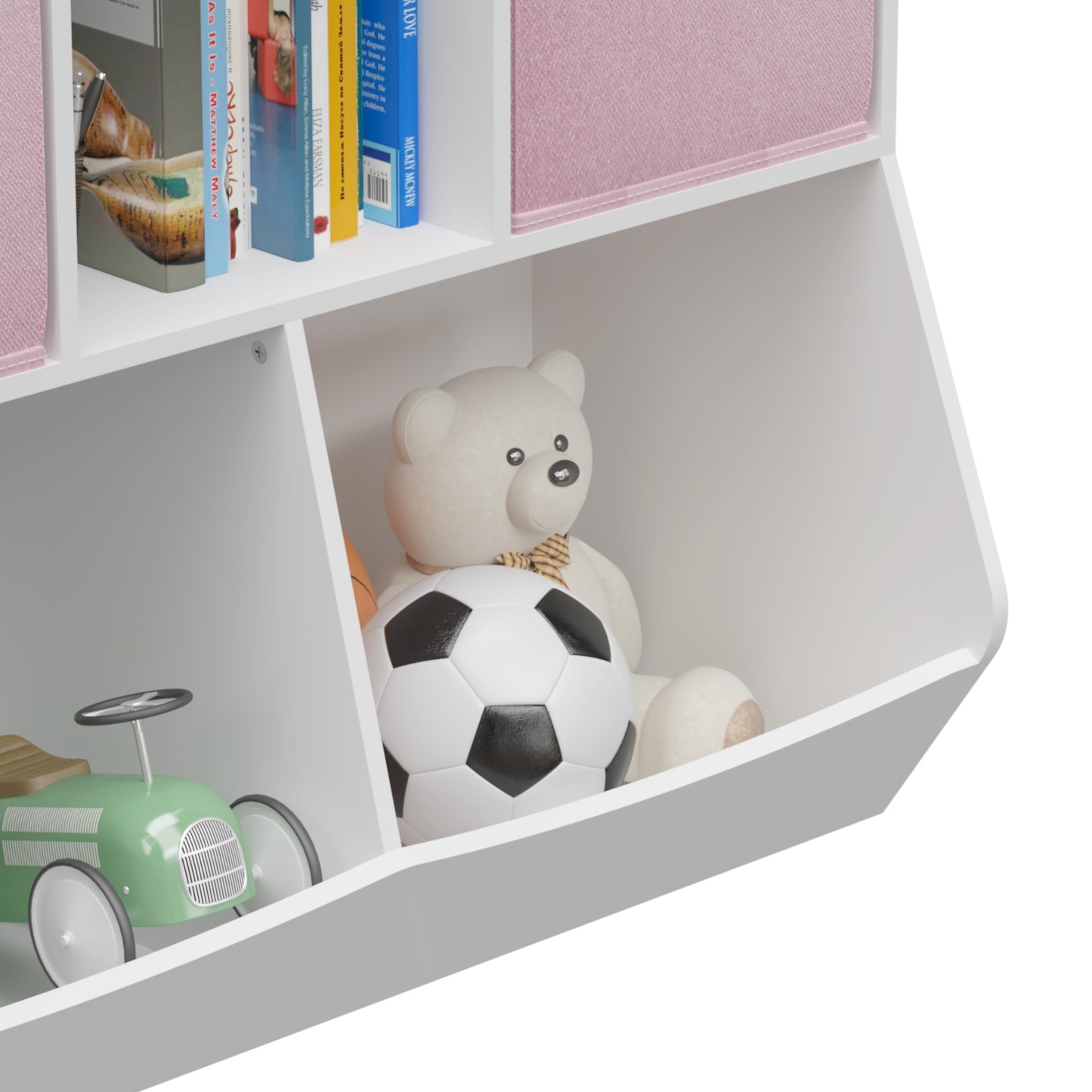 Moonriver Youth Bookcase with Collapsible Drawers