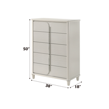 Laveda Pearl White Finish Chest