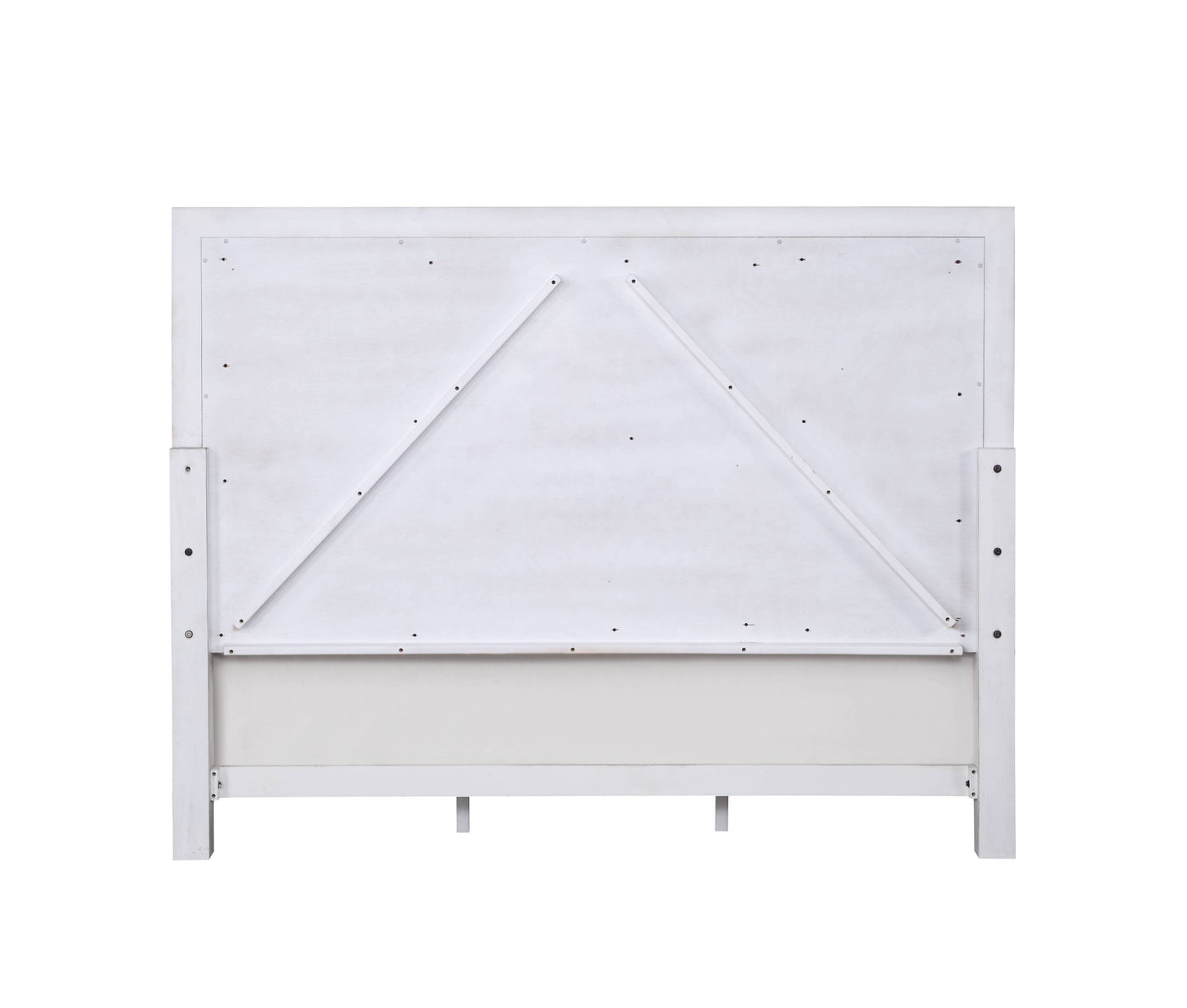 Katia Light Gray Linen, Rustic Gray & Weathered White Finish Queen Bed