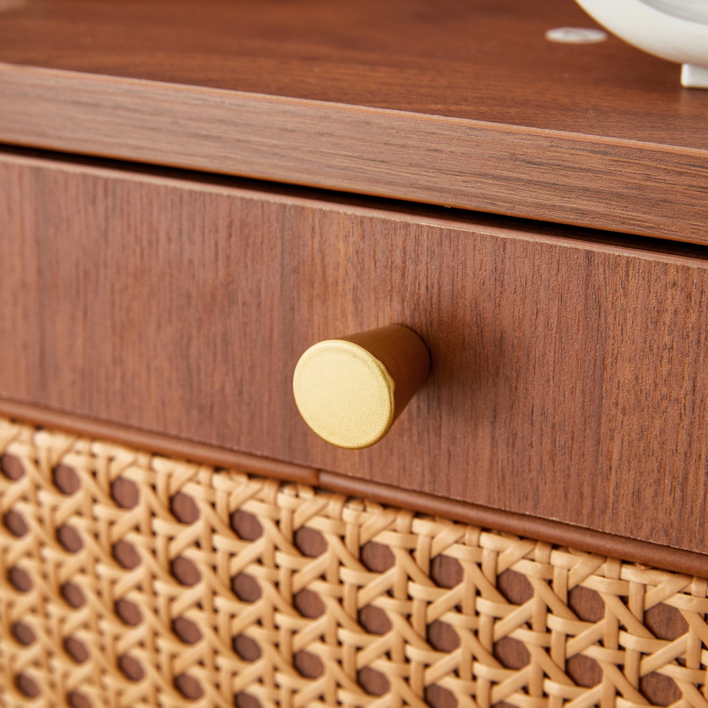 Tranquility Mid-Century Modern Cabinet with Shoe Storage