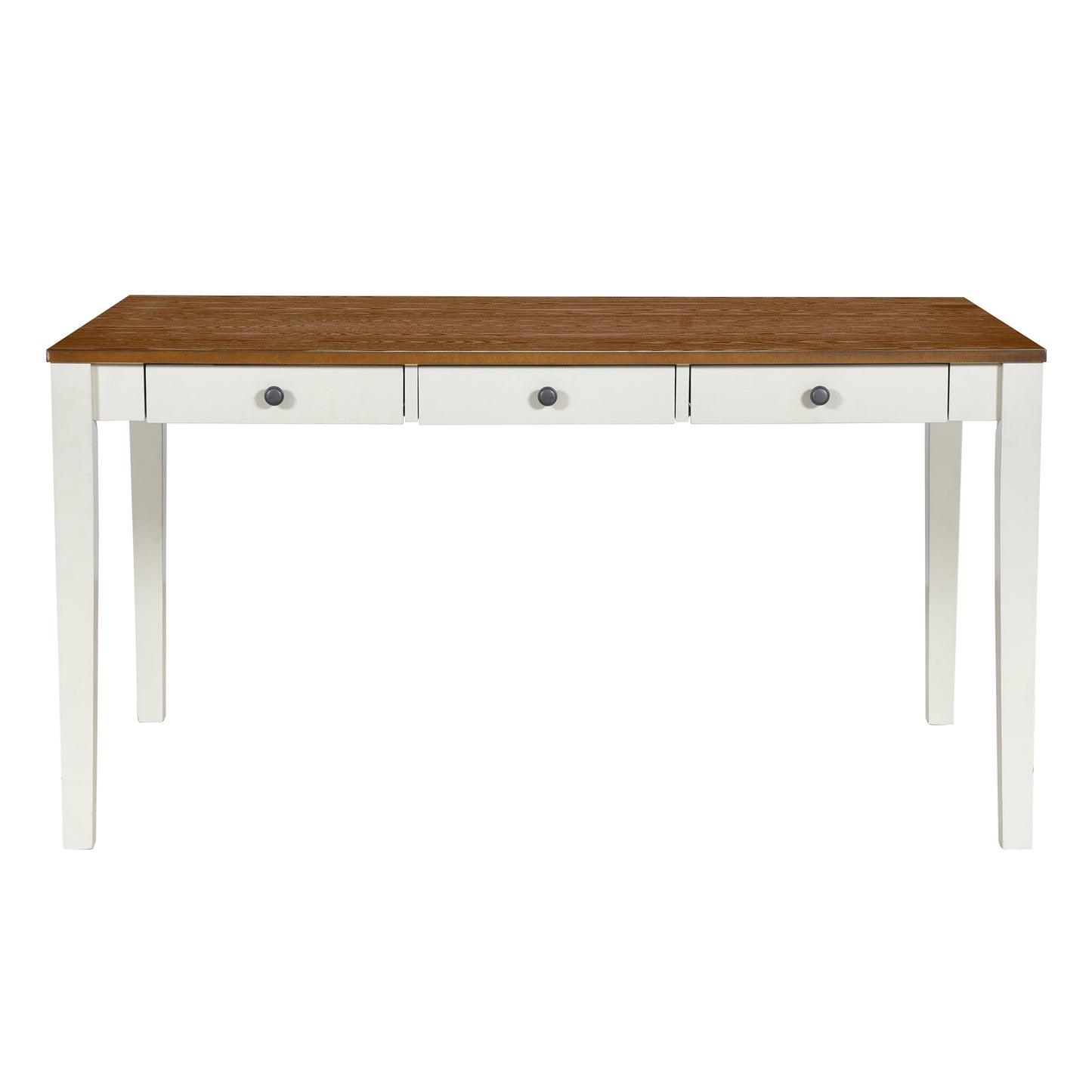 Brooklyn Mid-Century Modern 6-Piece Dining Set, Butter Milk