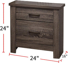 Sullivan Natural Finish Striking Wooden Nightstand