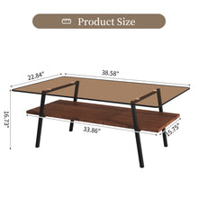 Penn Modern 3-Piece Accent Table Set with Brown Glass
