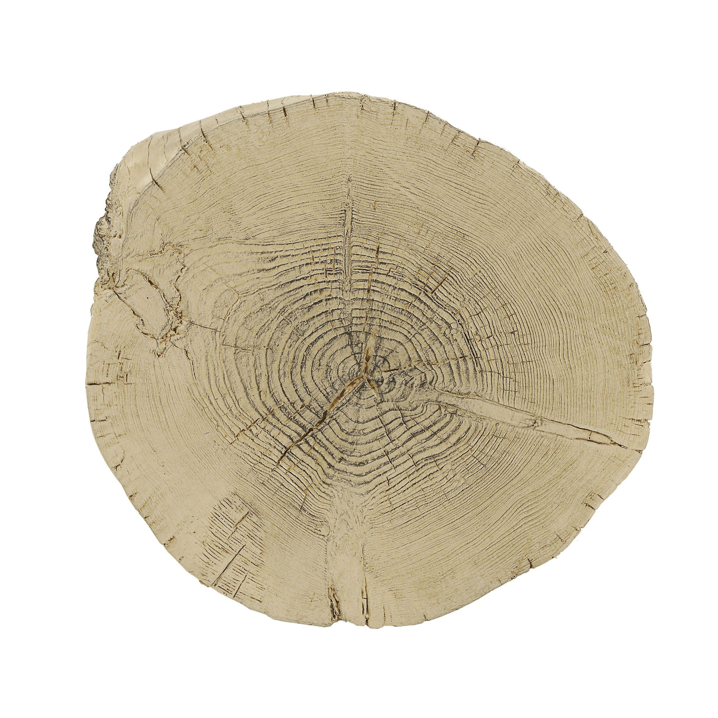 Gene Natural Brown Finish Fiber Concrete Accent Table