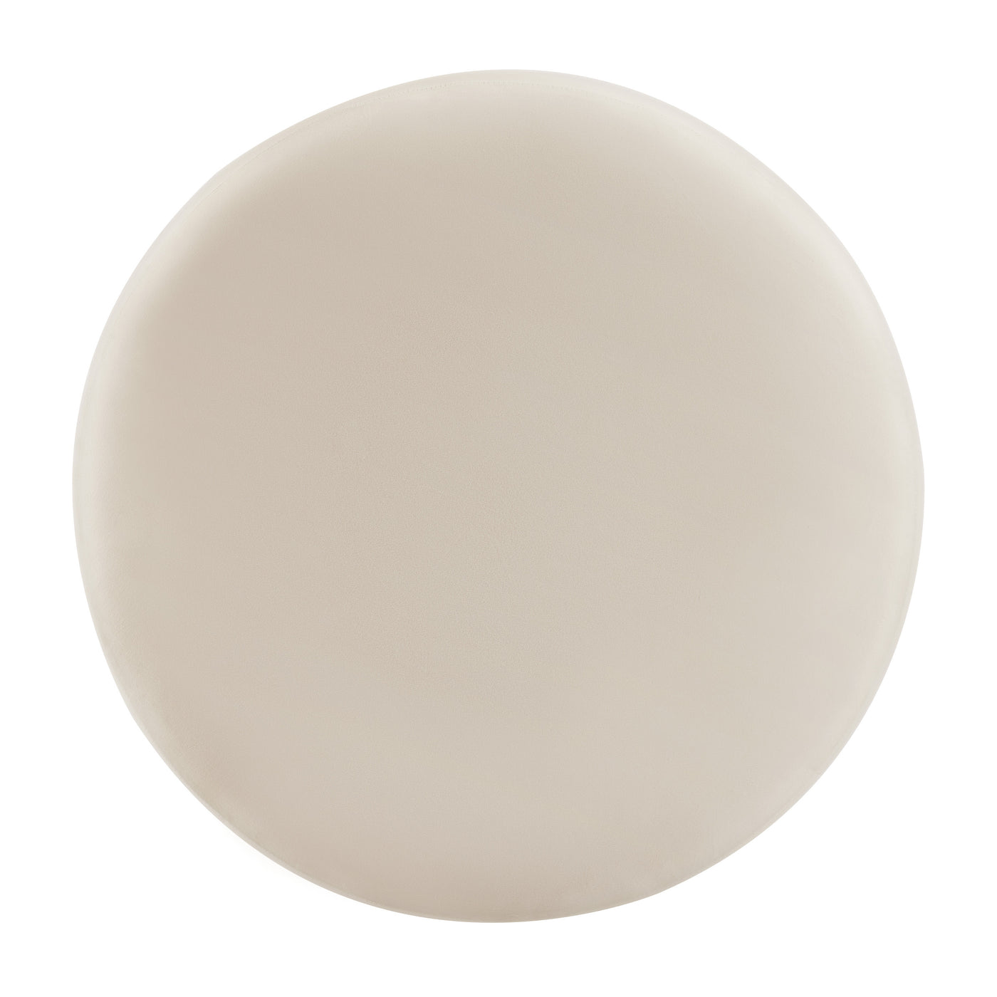 Carleton Modern Round Velvet Ottoman