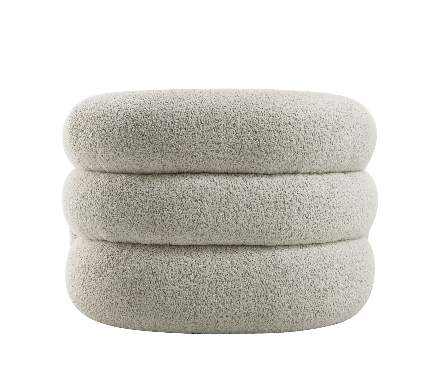 Irma Gray Boucle Chair W/Swivel