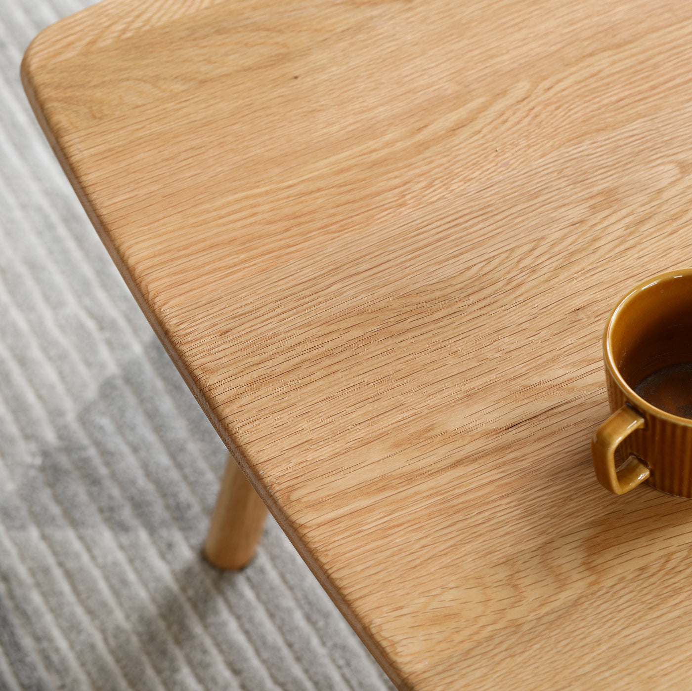 Noguchi Solid Oak 2-Drawer Coffee Table