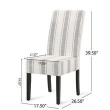 Faron Modern Upholstered Side Chairs (Set of 2) Gray