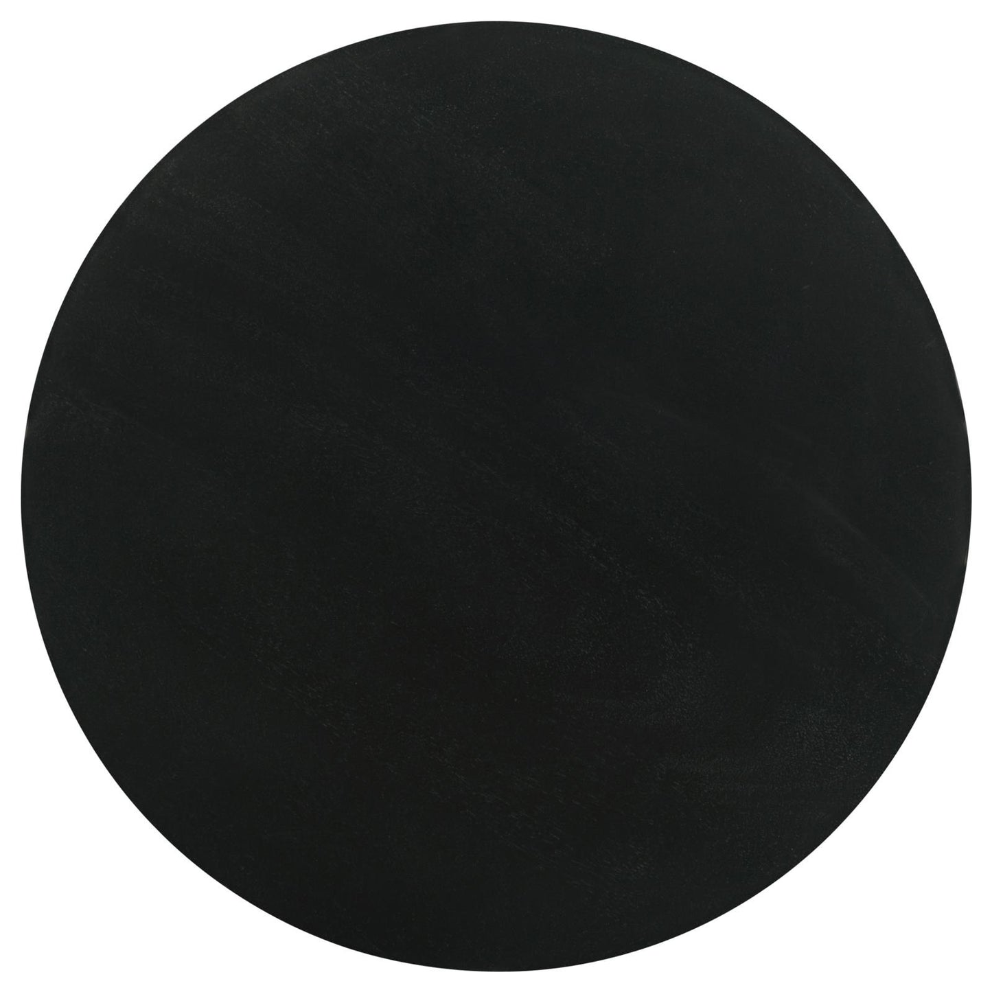 Black Stain Pedestal Accent Table