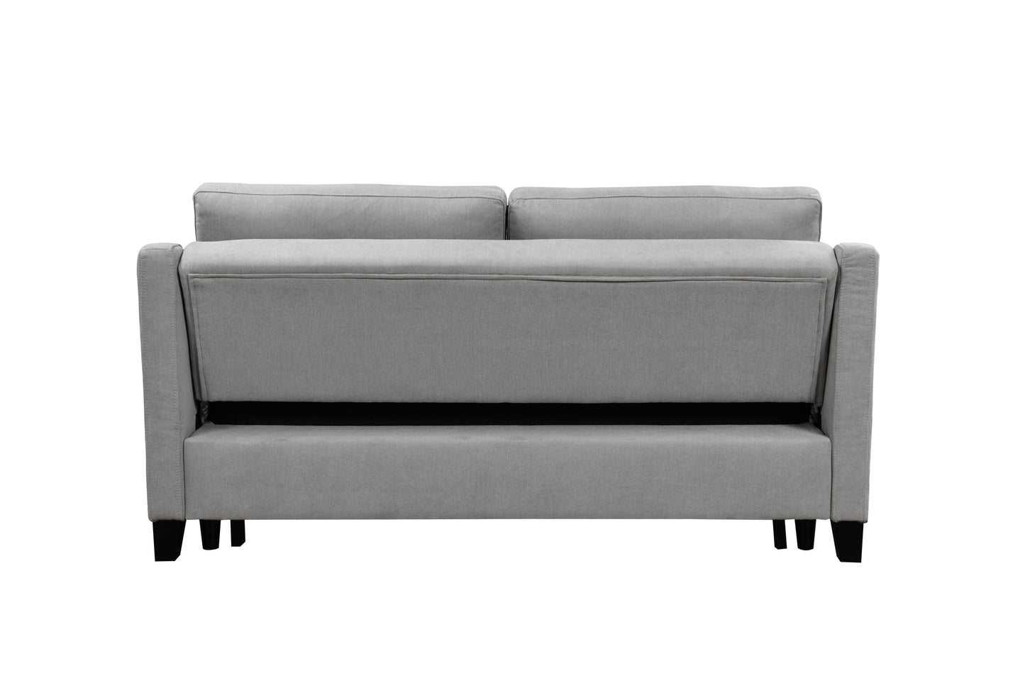 Stella 69" Modern Queen Sleeper Sofa - Light Gray Linen