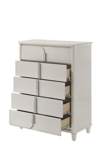 Laveda Pearl White Finish Chest