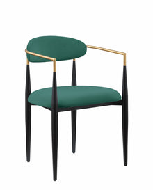 Jackson Modern Dining Arm Chair (Set of 2) Green