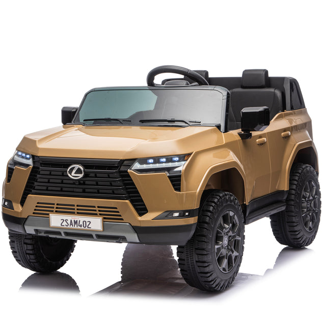 Adventure 24V Kids Ride-On Car – Gold