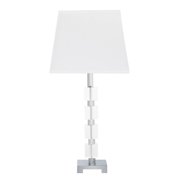 California Home - 25' Wendi Glam Crystal Cube Ice Table Lamp