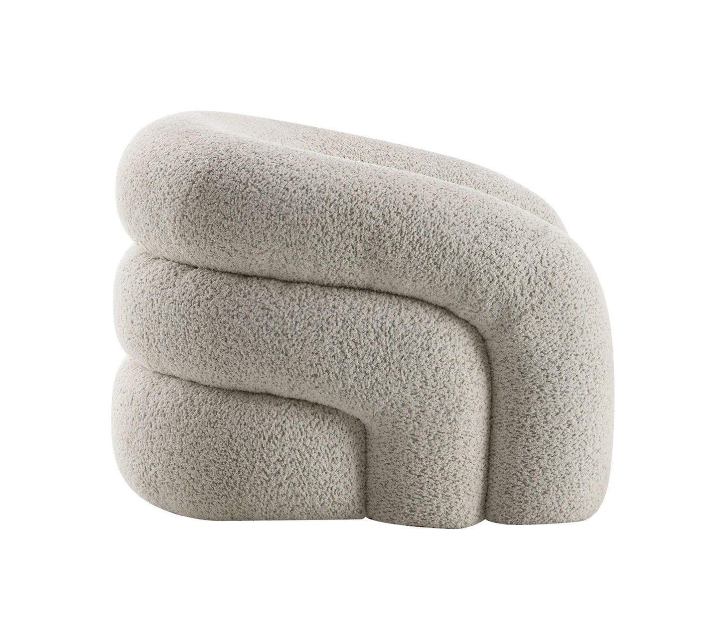 Irma Gray Boucle Chair W/Swivel