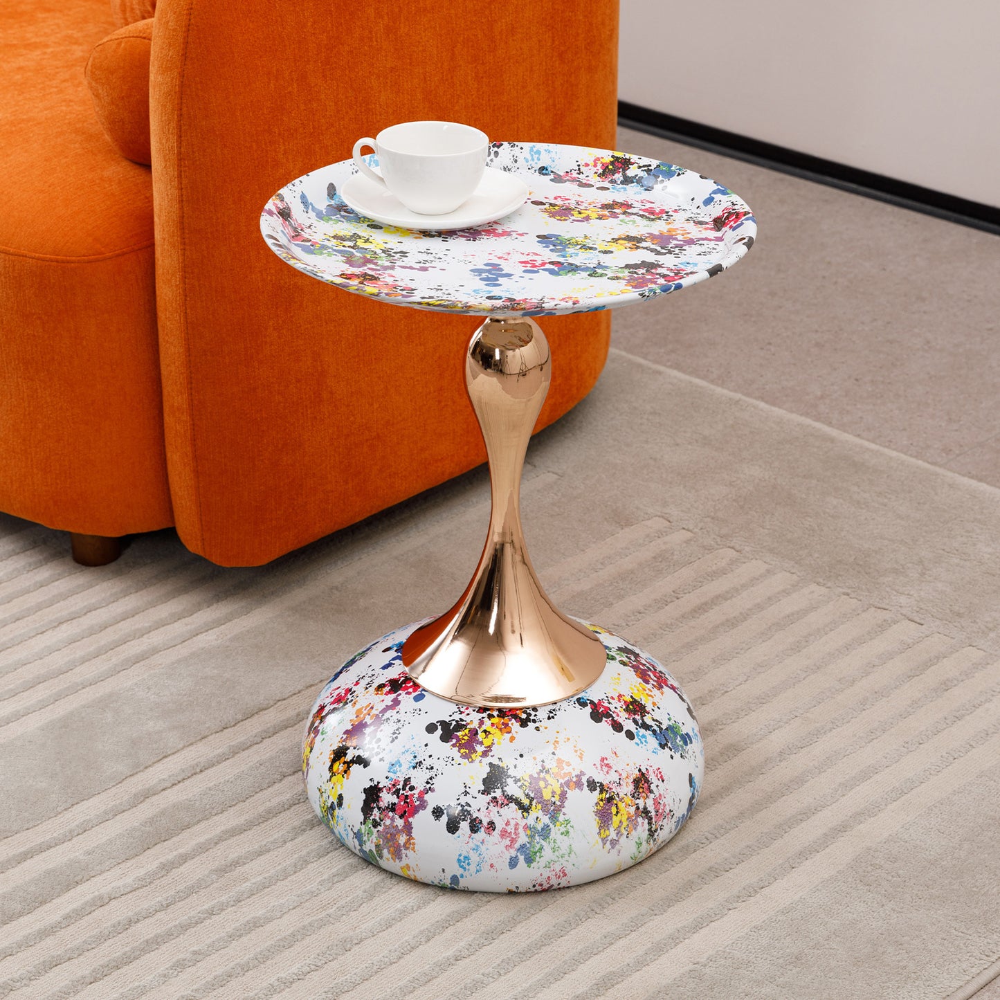 Ashlynn Modern Mermaid Tail Accent Side Table