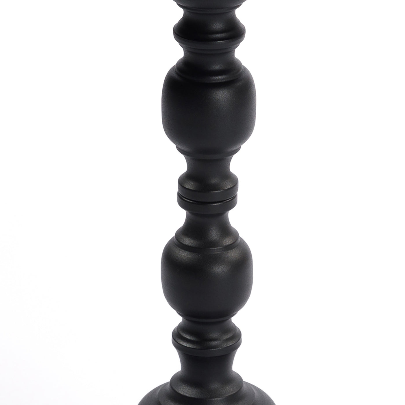 Vesper Vintage Metal Accent Table – Black