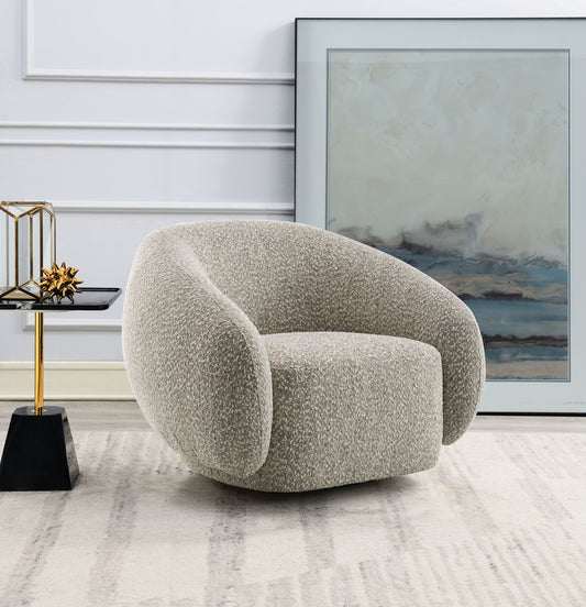 Isabel Brown Boucle Chair W/Swivel