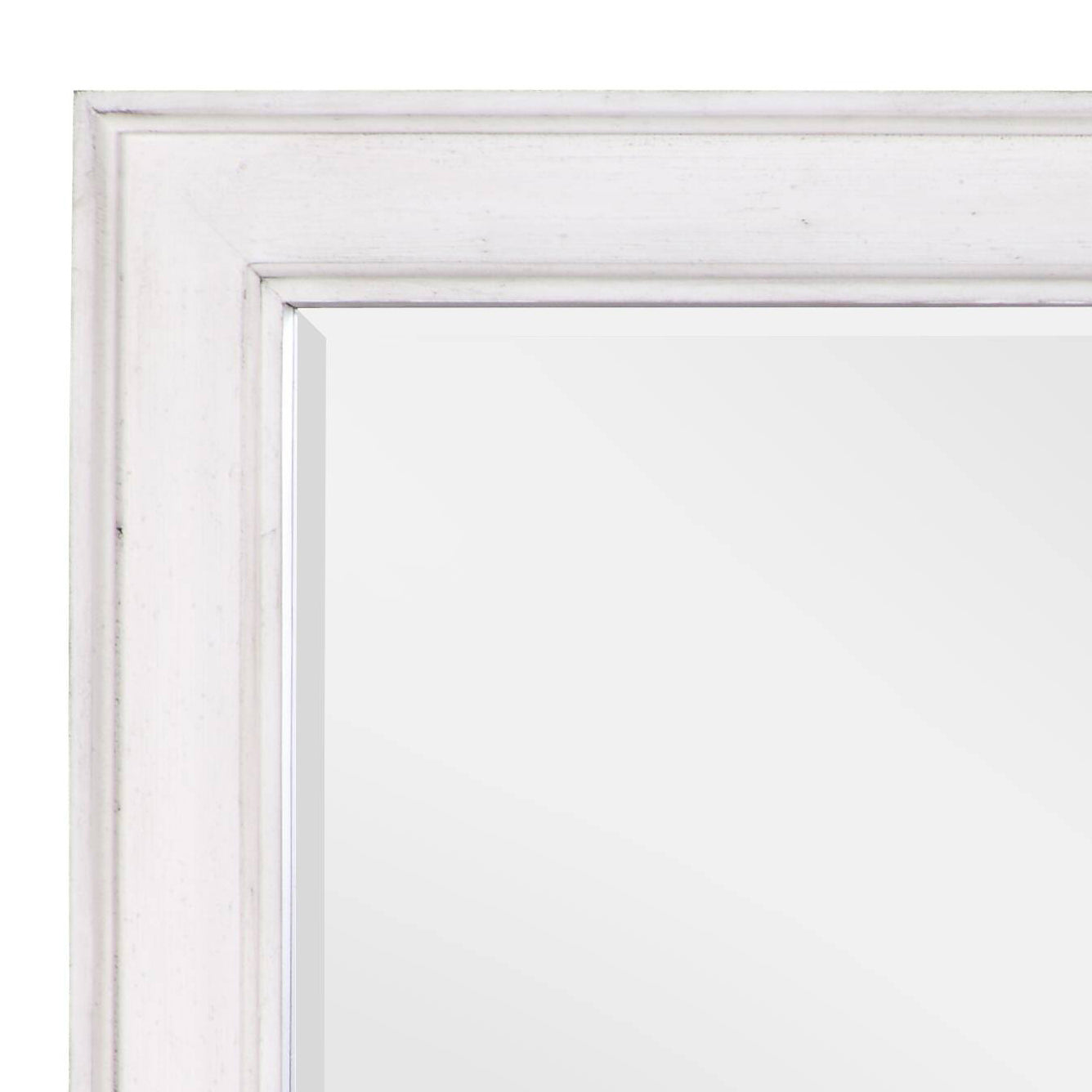 Katia Weathered White Finish Mirror