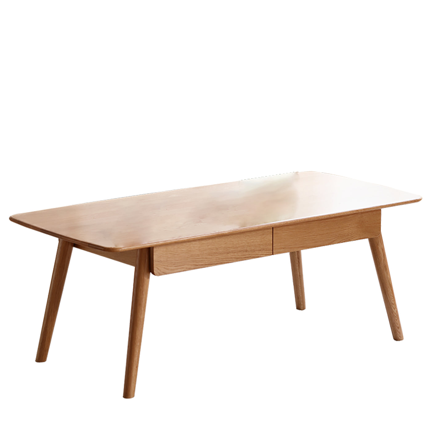 Noguchi Solid Oak 2-Drawer Coffee Table