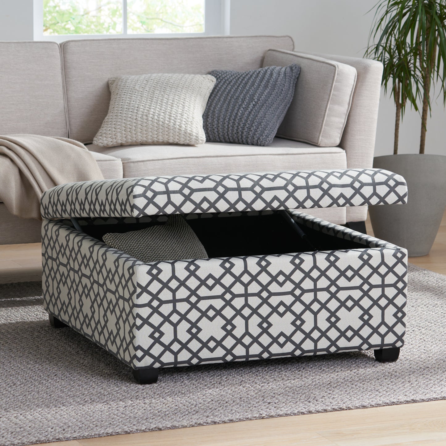 Richmond Transitional Storage Ottoman