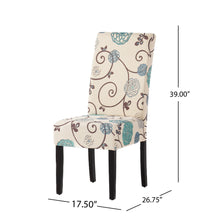Faron Modern Upholstered Side Chairs (Set of 2) White