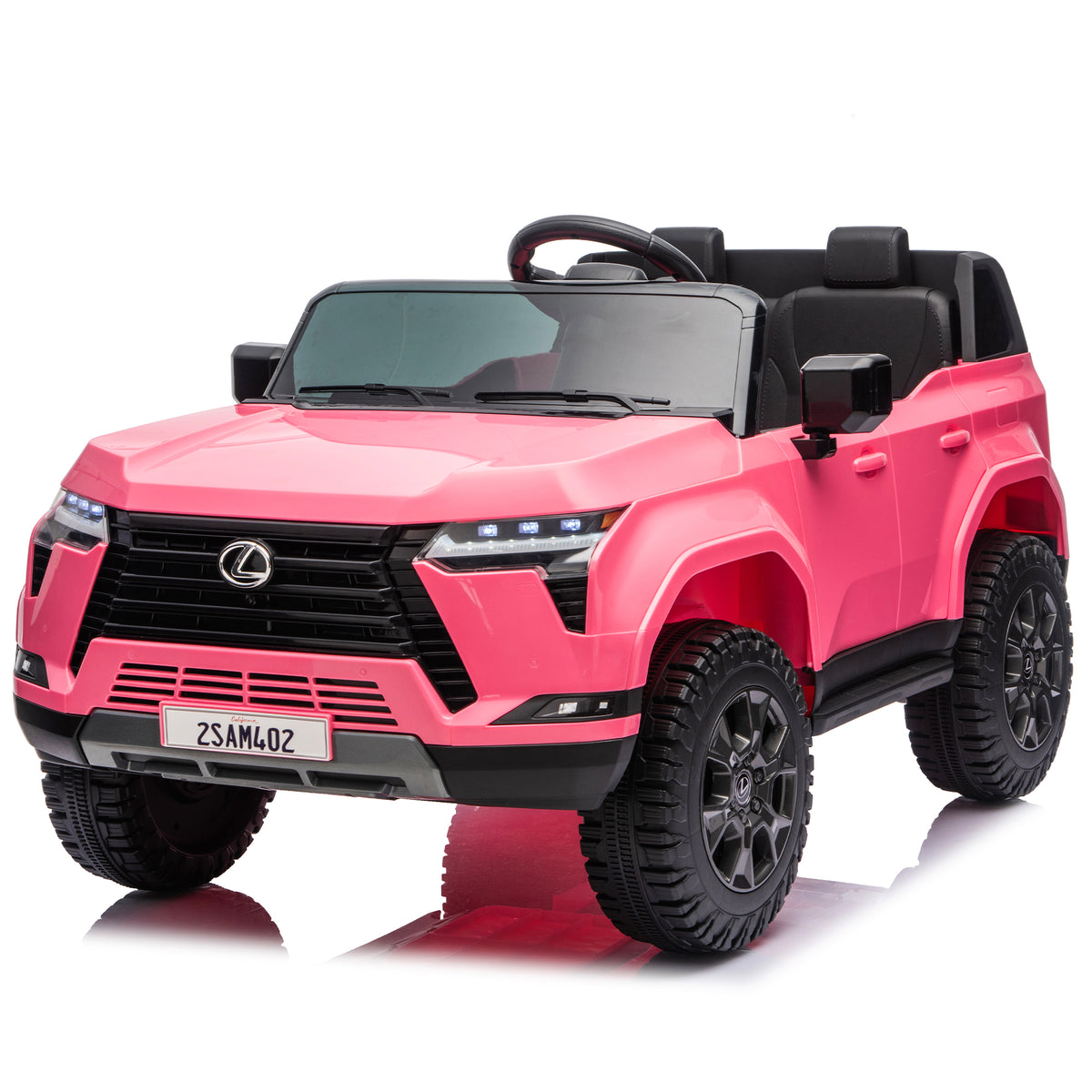 Adventure 24V Kids Ride-On Car – Pink