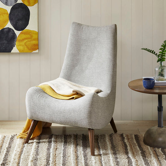 Florence Mid-Century Modern Accent Chair, Tan